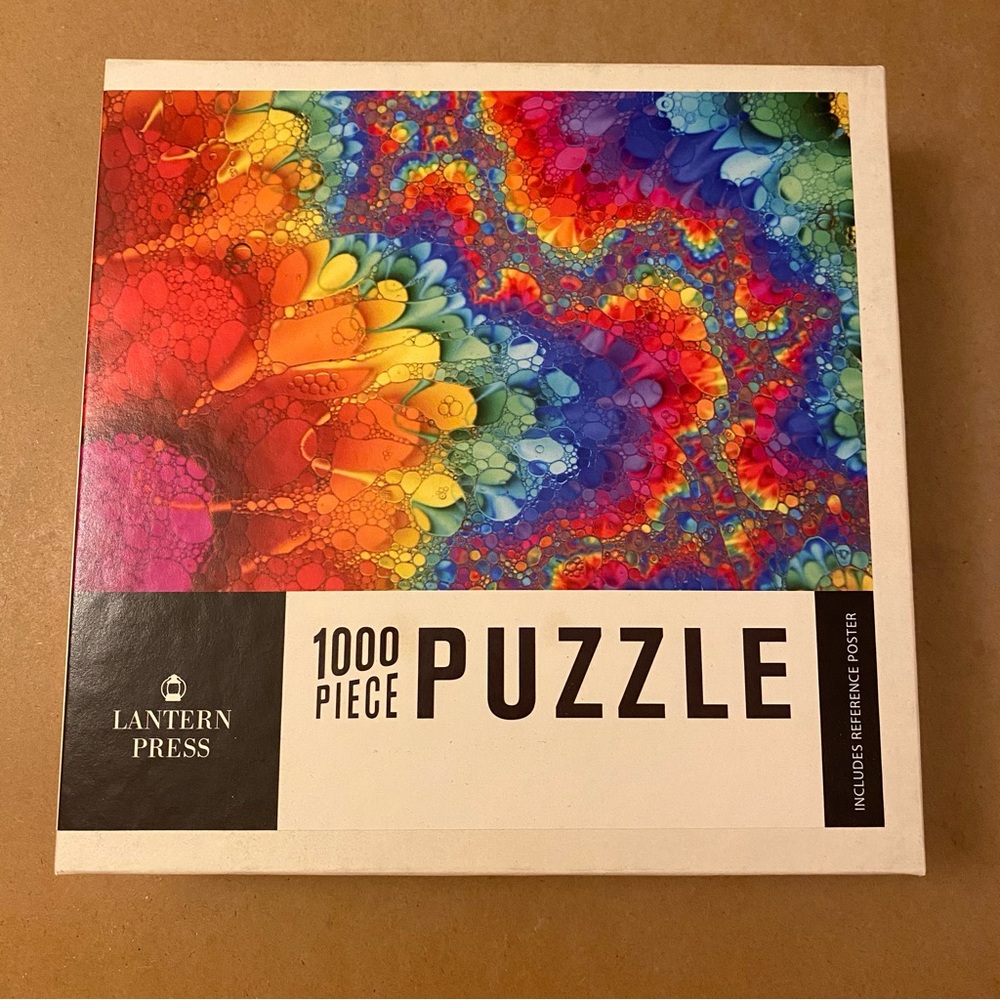 Lantern Press 1000 Piece Puzzle Rainbow